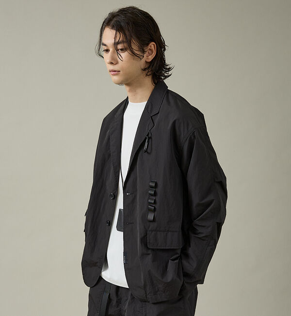 ABAHOUSE「【NoiR / ノワール】NW25003 Connect Jacket / コネ」|テーラードジャケット|ブラック