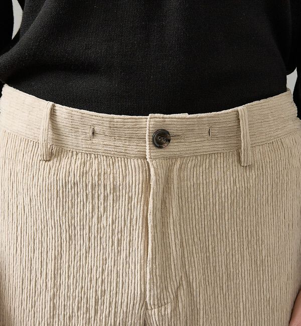 ABAHOUSE「【セットアップ対応】シャーリング コーデュロイ イージースラックス」|その他|