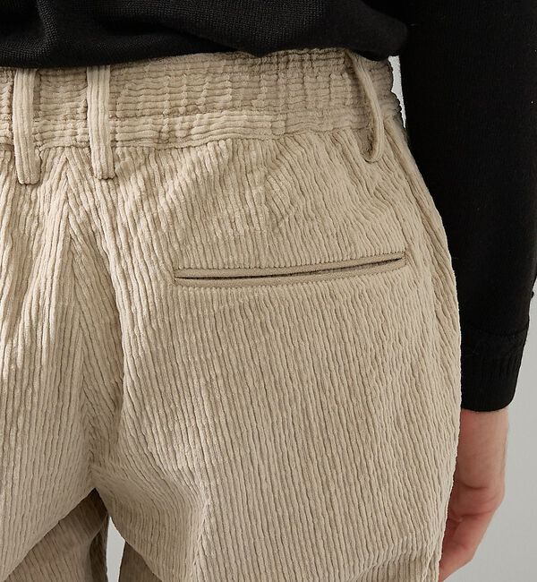 ABAHOUSE「【セットアップ対応】シャーリング コーデュロイ イージースラックス」|その他|