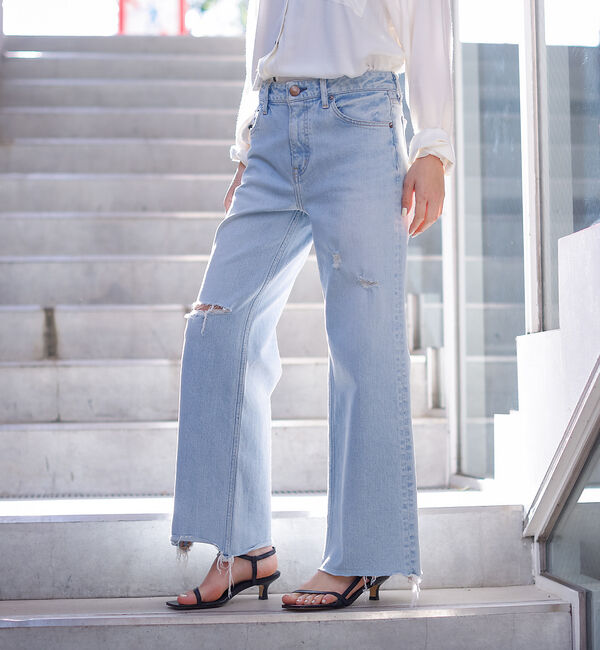 Rouge vif「【REMME/レメ】アシンメトリーストラップサンダル」|サンダル|