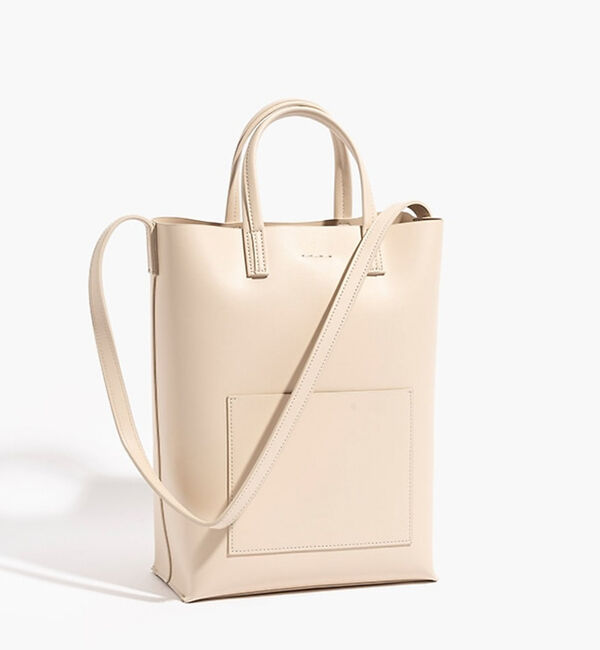 Rouge vif「【YAHKI /ヤーキ】VEGAN LEATHER トートバッグ」|トートバッグ|アイボリー