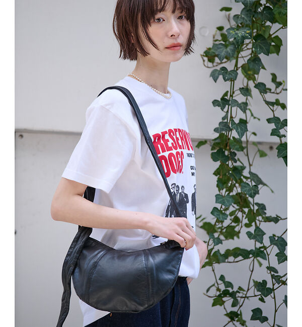 Rouge vif「【Ampersand / アンパサンド】Soft croissant bag S」|トートバッグ|