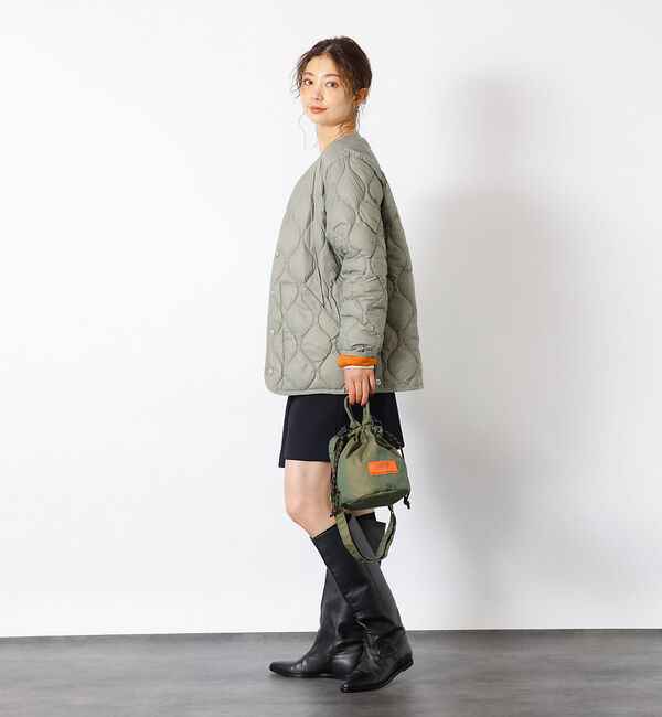 Rouge vif「【TAION / タイオン】ミリタリー クルーネック ダウンジャケット / ソフ」|ダウン|