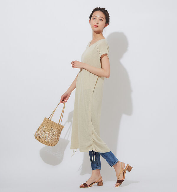 qualite「【限定】Yanganyロングニットプルオーバー」|ワンピース|