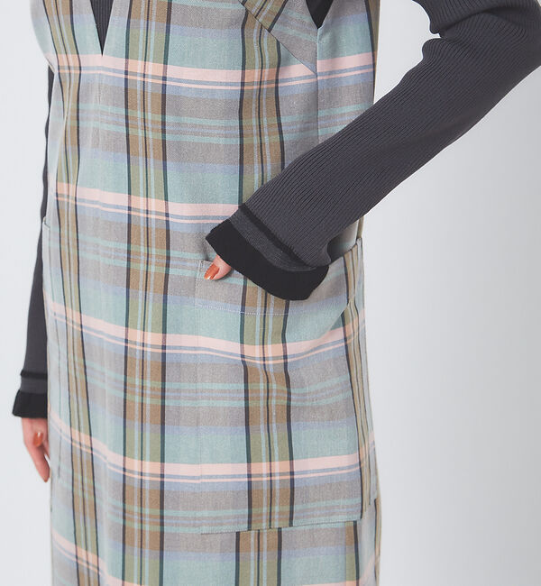 qualite「ブライトチェックワンピース」|ワンピース|