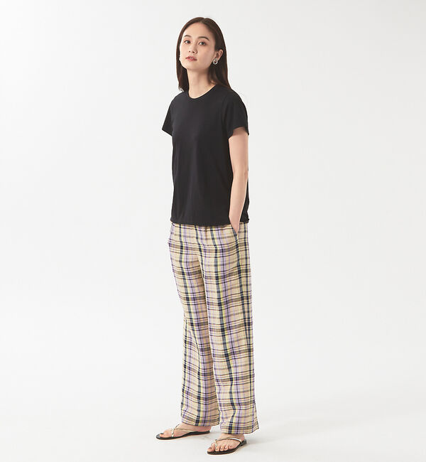 qualite「コットンコンパクトカットソー」|Tシャツ・カットソー|