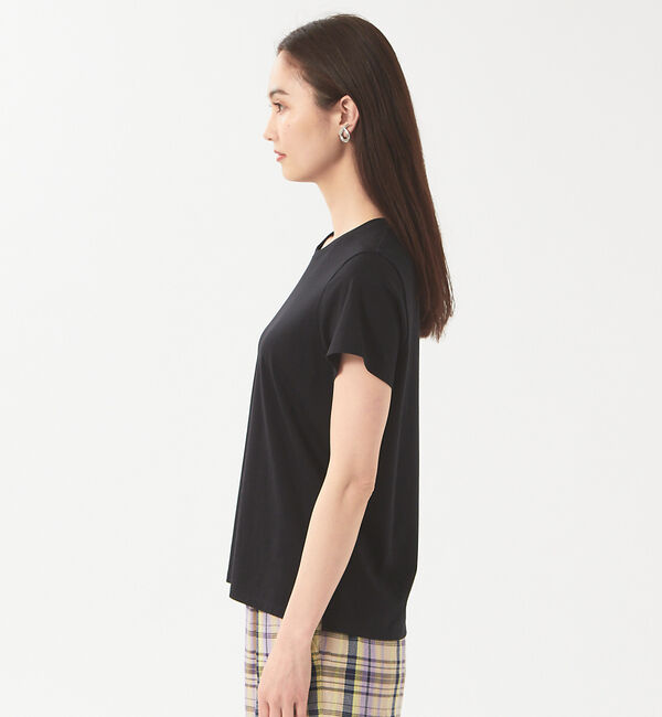 qualite「コットンコンパクトカットソー」|Tシャツ・カットソー|