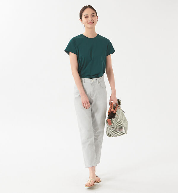 qualite「コットンコンパクトカットソー」|Tシャツ・カットソー|