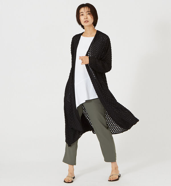 qualite「ウールボイルシャツカーデ」|カーディガン|