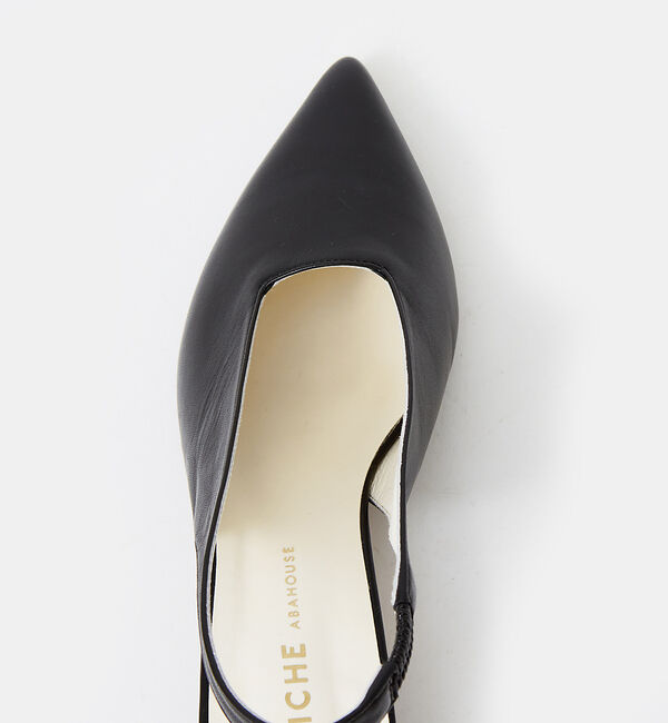 AU BANNISTER「スクエアカットスリングバックヒールパンプス」|パンプス|