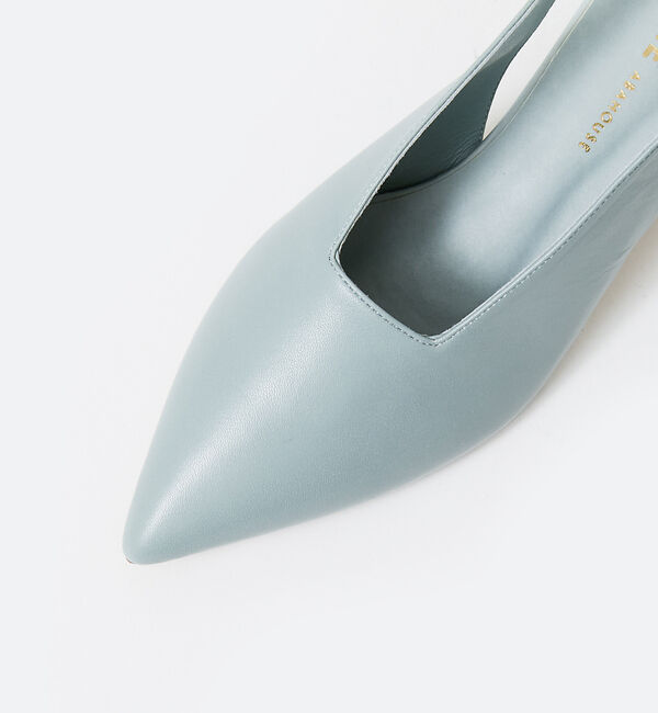 AU BANNISTER「スクエアカットスリングバックヒールパンプス」|パンプス|