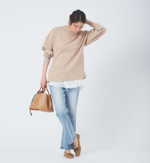 AU BANNISTER「シャーリング スクエアトゥ バレエシューズ」|バレエシューズ|