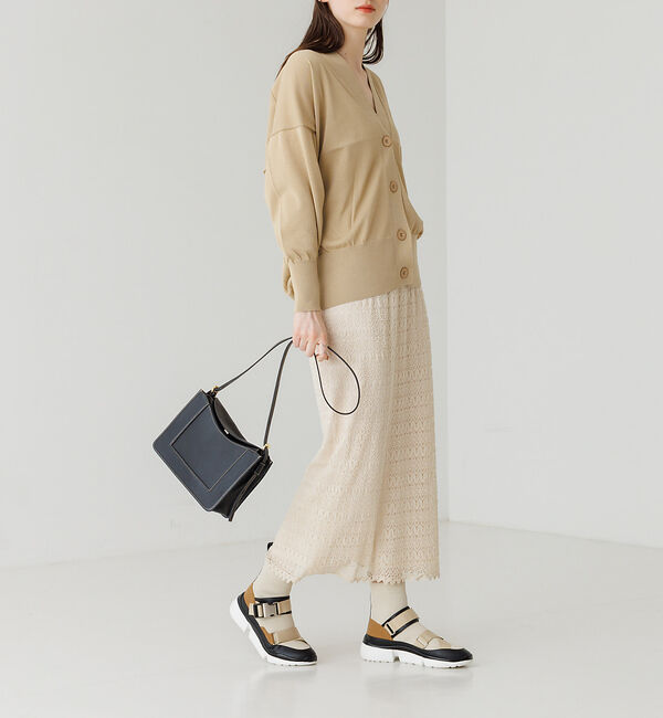 LOWELL things「【LEE掲載】Trench/レザーフラップショルダーBAG」|ショルダー・メッセンジャー|