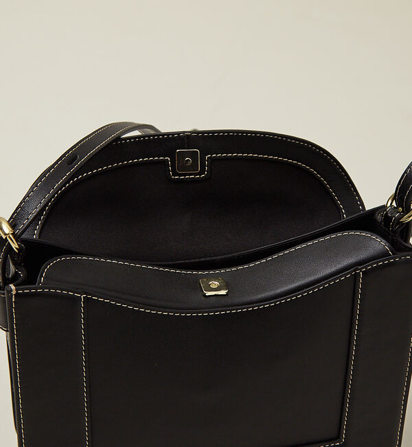 LOWELL things「【LEE掲載】Trench/レザーフラップショルダーBAG」|ショルダー・メッセンジャー|