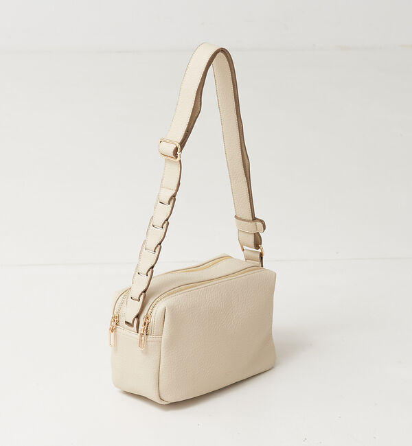 LOWELL things「【TVドラマ使用商品】Frec/WファスナースクエアショルダーBAG」|ショルダー・メッセンジャー|