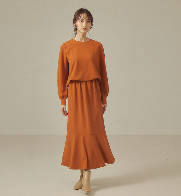 abahouse mavie「【前後着用可】カットジョーゼット2WAYプルオーバー」|Tシャツ・カットソー|