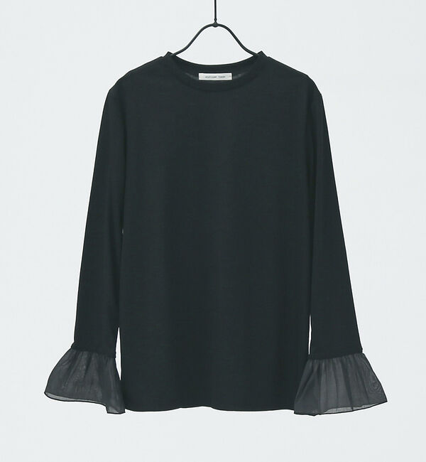 abahouse mavie「シアーコンビ・レイヤードインナー」|Tシャツ・カットソー|ブラック系その他1