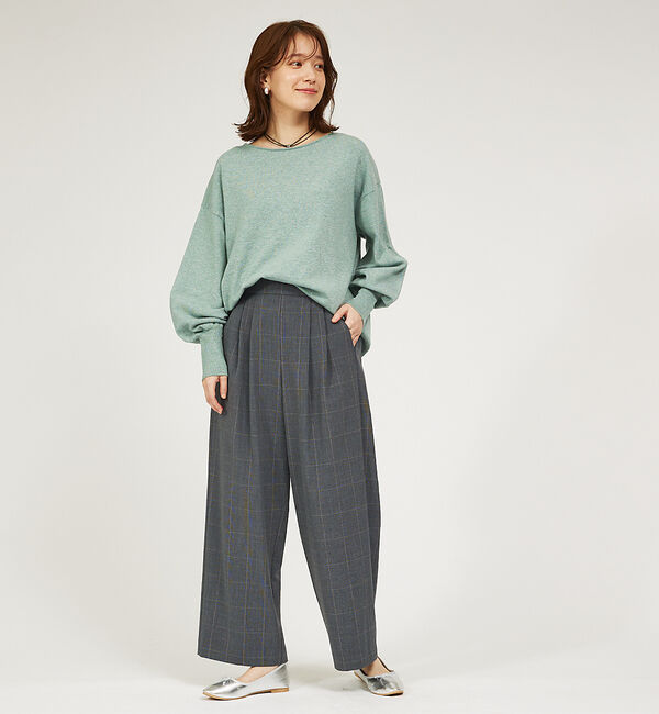 abahouse mavie「ラメMIXニットプルオーバー」|ニット・セーター|