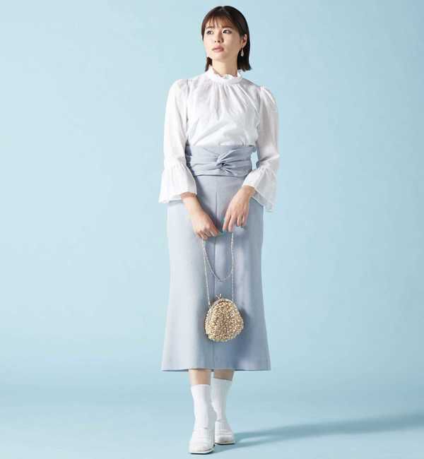 TIARA「ツイストベルトマーメイドスカート」|スカート|