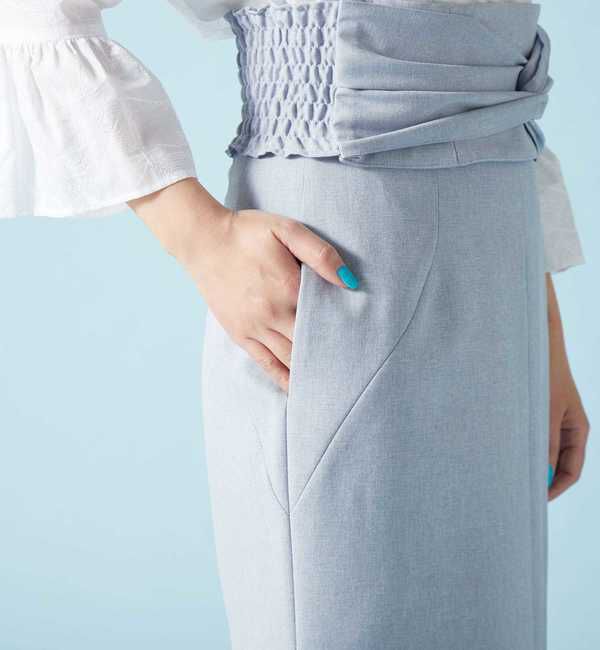 TIARA「ツイストベルトマーメイドスカート」|スカート|