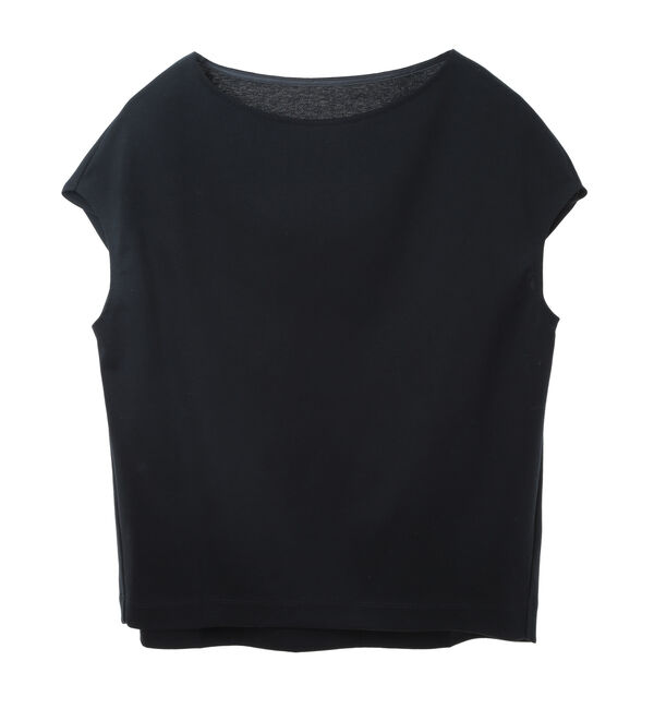 TIARA「コクーンノースリーブトップス」|Tシャツ・カットソー|ブラック