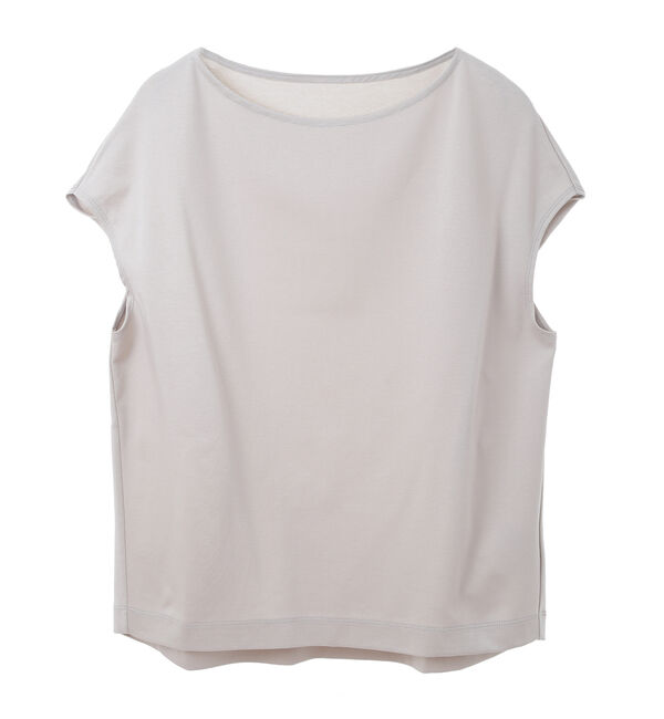 TIARA「コクーンノースリーブトップス」|Tシャツ・カットソー|グレイッシュベージュ