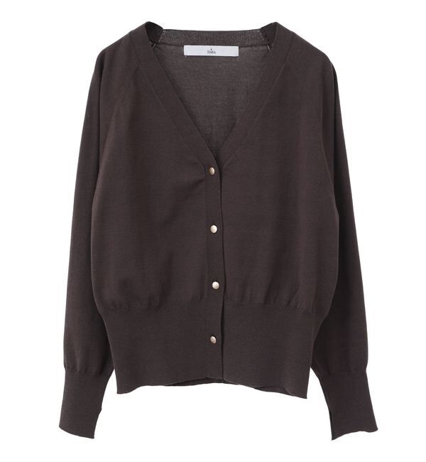 TIARA「ゴールドボタンカーディガン」|カーディガン|