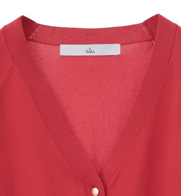 TIARA「ゴールドボタンカーディガン」|カーディガン|
