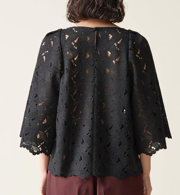 TIARA「オープンスリーブレースブラウス」|シャツ・ブラウス|