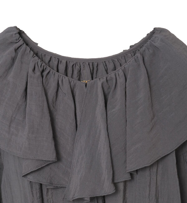 TIARA「フリルカラー2WAYブラウス」|シャツ・ブラウス|