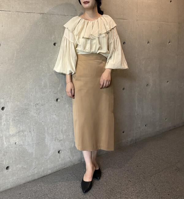 TIARA「フリルカラー2WAYブラウス」|シャツ・ブラウス|