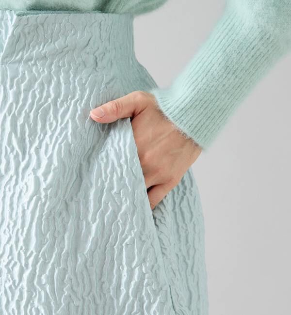 TIARA「ジャガードタックフレアスカート」|スカート|