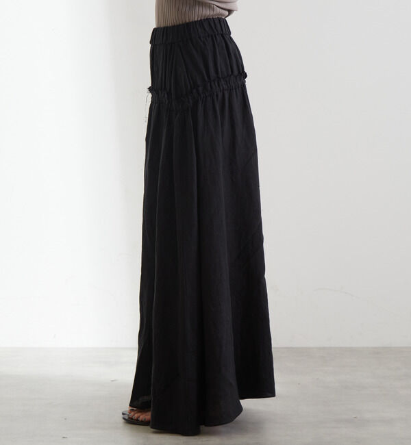 Liesse「リネンティアードスカート」|スカート|