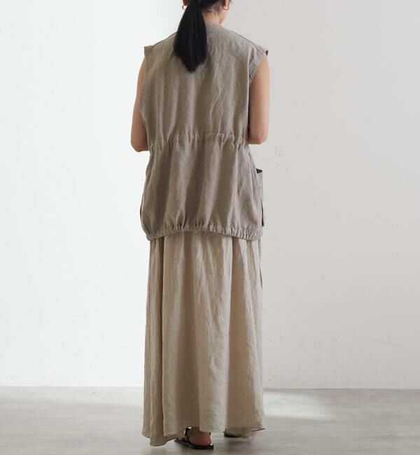 Liesse「リネンティアードスカート」|スカート|