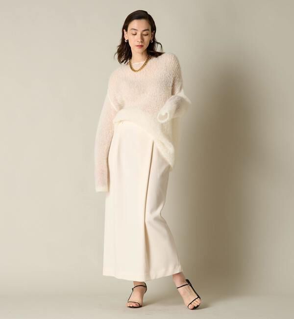 Liesse「ボートネックモヘアニット」|ニット・セーター|