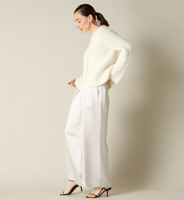 Liesse「ボートネックモヘアニット」|ニット・セーター|