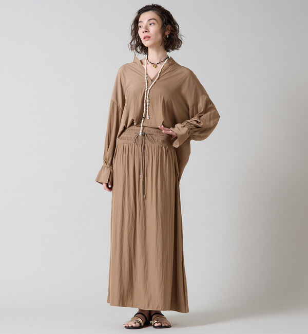 Liesse「ギャザーシャツ」|シャツ・ブラウス|