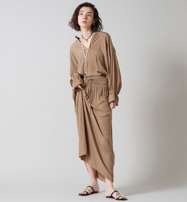 Liesse「ギャザーシャツ」|シャツ・ブラウス|