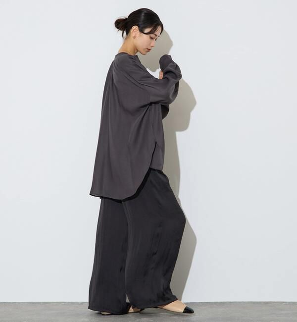 Liesse「ギャザーオーバーブラウス」|シャツ・ブラウス|