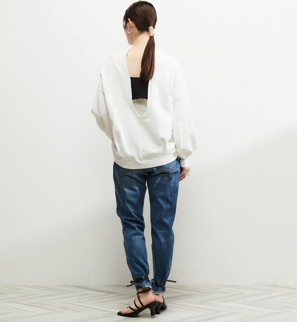 Soffitto「バックオープンスウェット」|Tシャツ・カットソー|