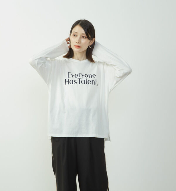 Soffitto「レイヤードプリントロングTシャツ」|Tシャツ・カットソー|