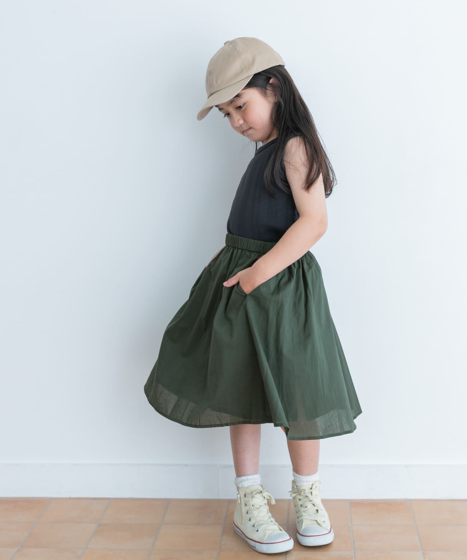 URBAN RESEARCH DOORS「『親子リンク』コットンローンギャザースカート(KIDS)」|その他|