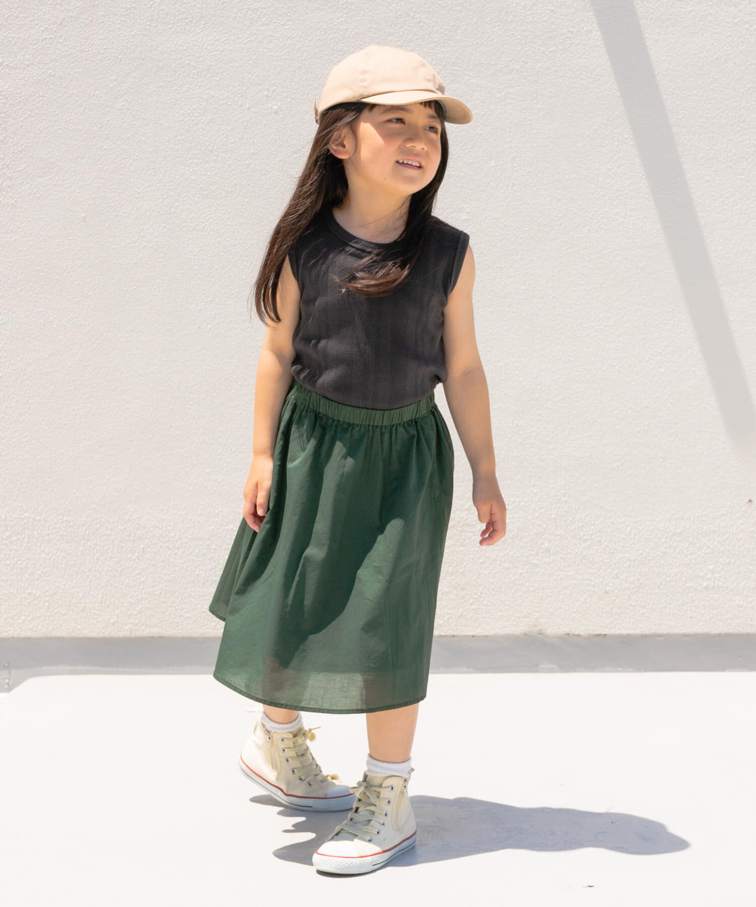 URBAN RESEARCH DOORS「『親子リンク』コットンローンギャザースカート(KIDS)」|その他|