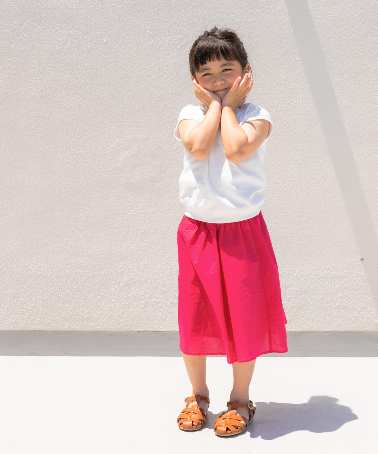 URBAN RESEARCH DOORS「『親子リンク』コットンローンギャザースカート(KIDS)」|その他|