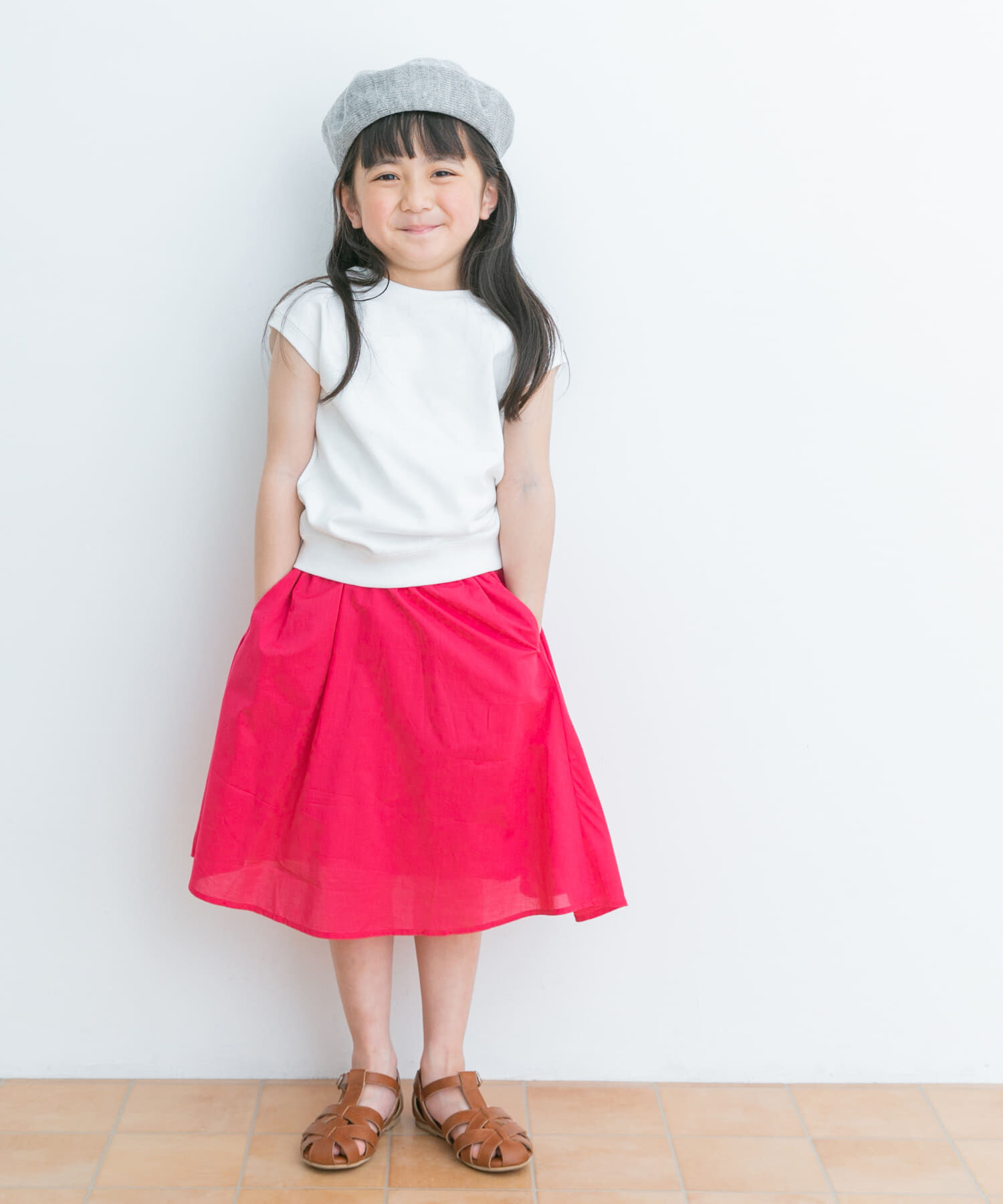 URBAN RESEARCH DOORS「『親子リンク』コットンローンギャザースカート(KIDS)」|その他|