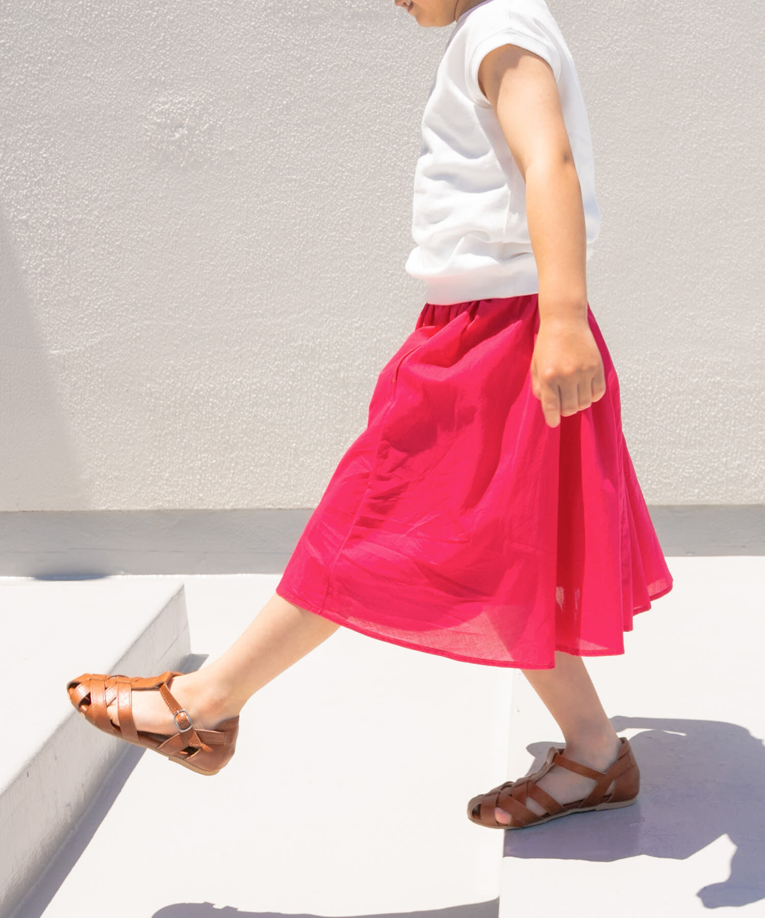 URBAN RESEARCH DOORS「『親子リンク』コットンローンギャザースカート(KIDS)」|その他|