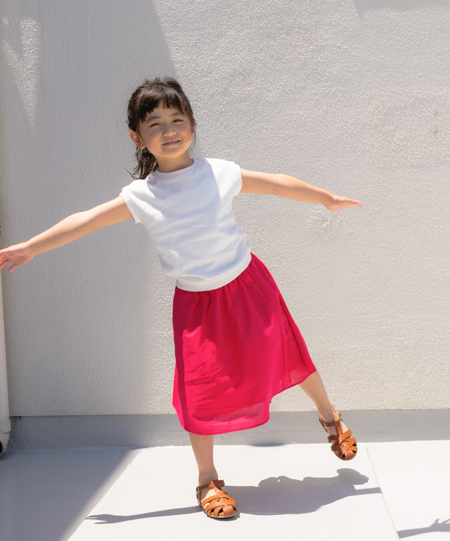 URBAN RESEARCH DOORS「『親子リンク』コットンローンギャザースカート(KIDS)」|その他|