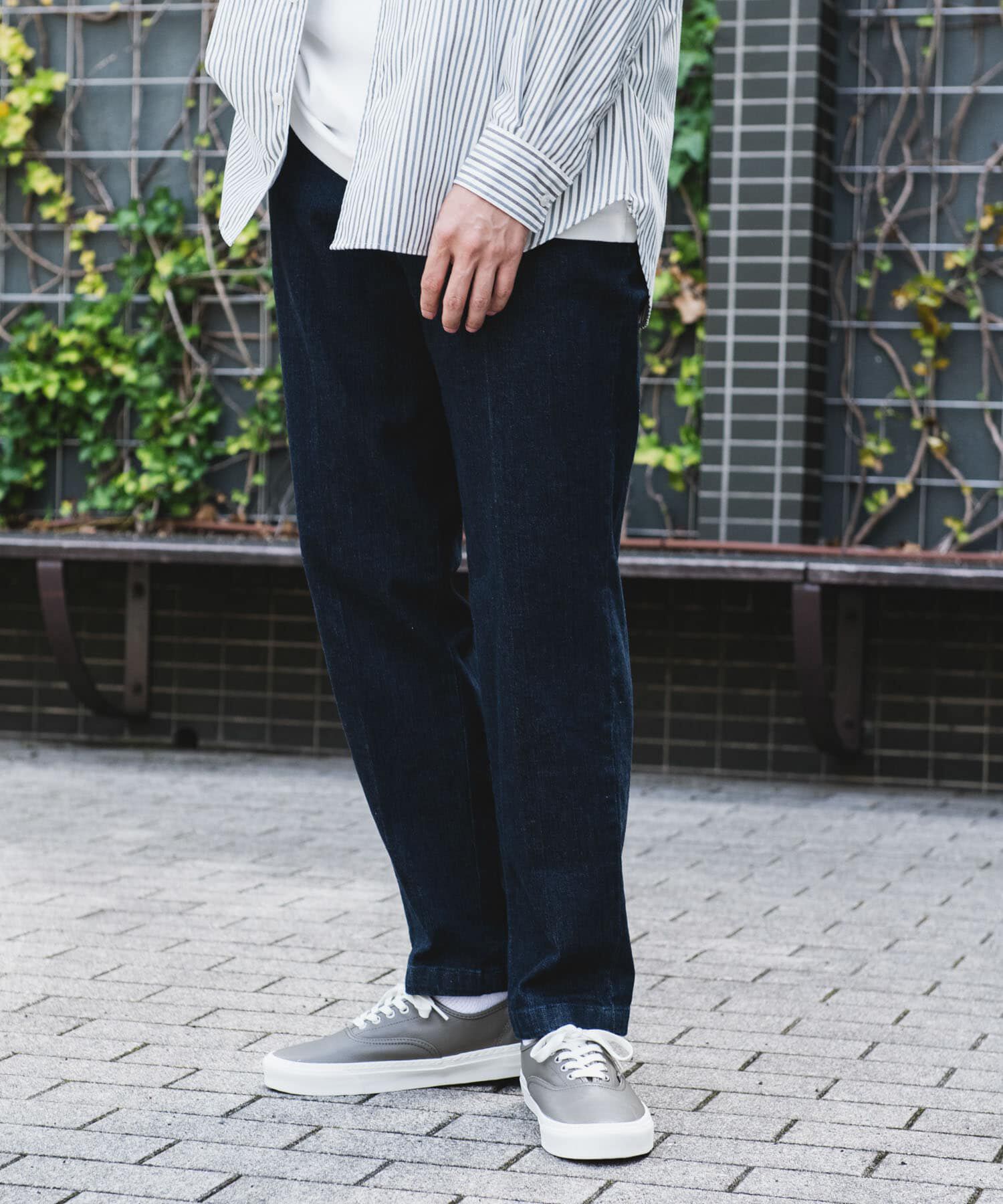 URBAN RESEARCH DOORS「デニムテーパードトラウザー」|デニム|