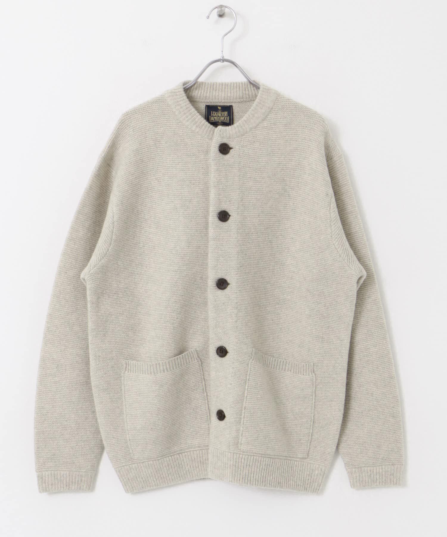 URBAN RESEARCH DOORS「『XLサイズ/WEB限定』ハミルトンウールガーターカーディガン」|カーディガン|