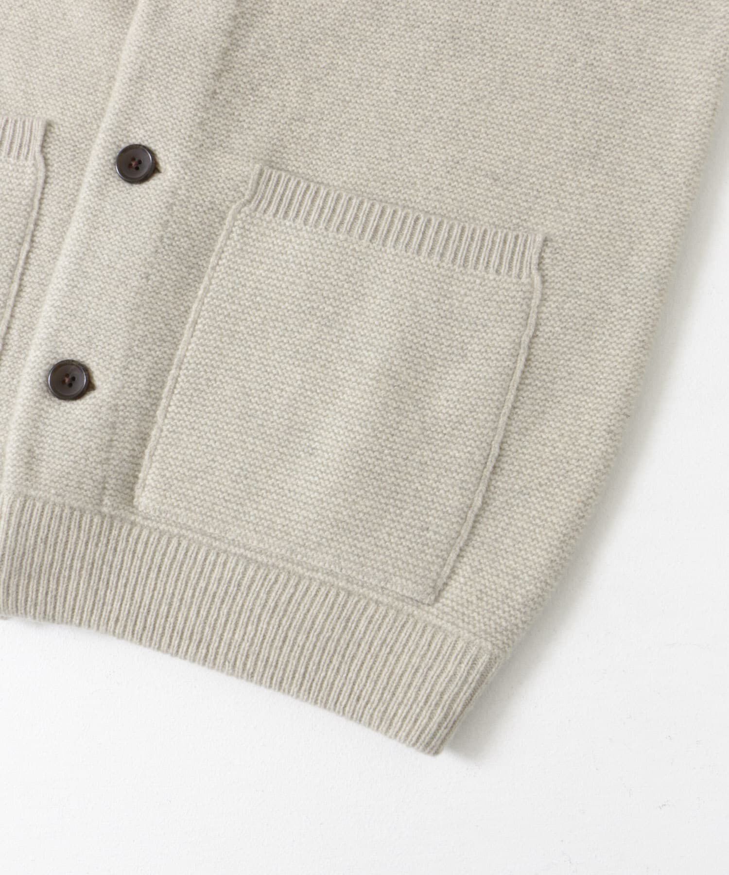 URBAN RESEARCH DOORS「『XLサイズ/WEB限定』ハミルトンウールガーターカーディガン」|カーディガン|